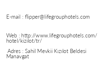 Club Life Kizilot Hotel iletiim bilgileri